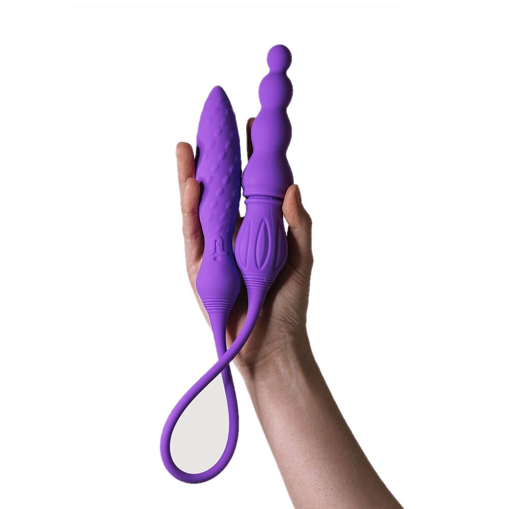 Вібратор двосторонній adrien lastic ad 2x з пультом lrs Вібратор двосторонній adrien lastic ad 2x з пультом lrs