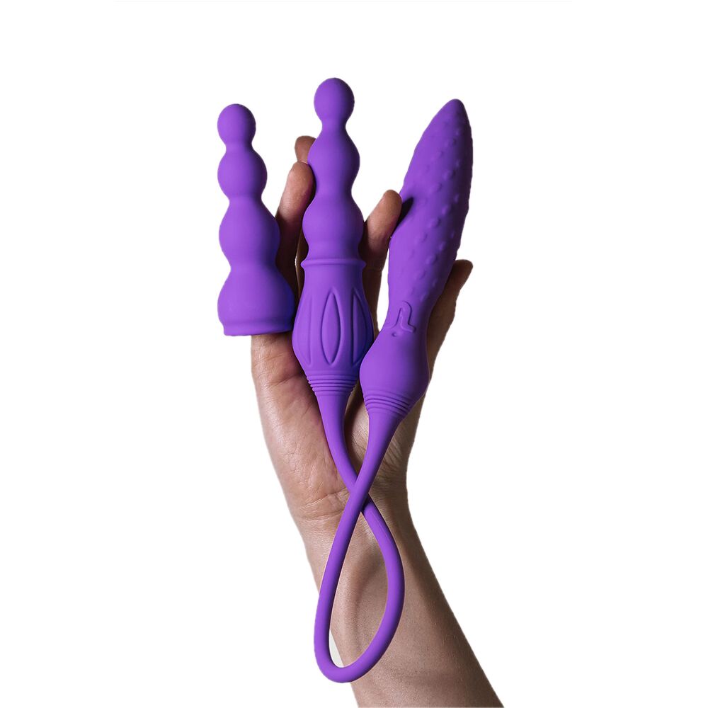 Вібратор двосторонній adrien lastic ad 2x з пультом lrs Вібратор двосторонній adrien lastic ad 2x з пультом lrs