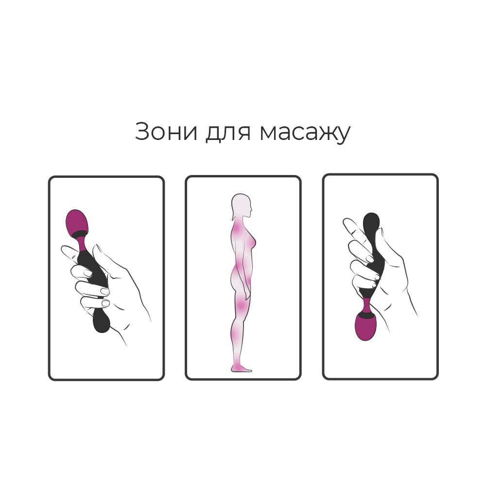 Мінівібромасажер adrien lastic symphony, дуже гнучка голівка, потужний, зручна ручка