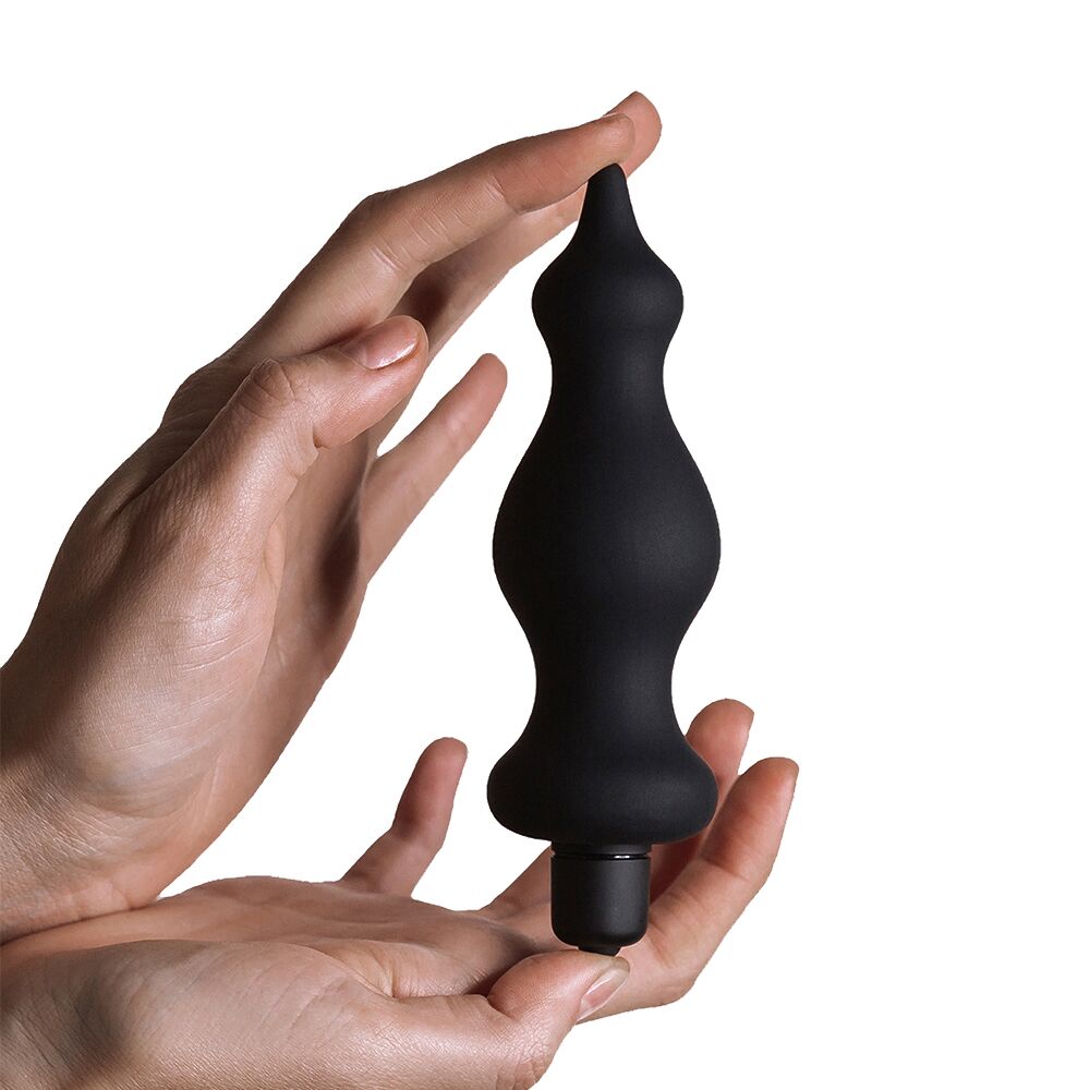 Анальна пробка з вібрацією adrien lastic bullet amuse black, макс. діаметр 3,9 см Анальна пробка з вібрацією adrien lastic bullet amuse black, макс. діаметр 3,9 см