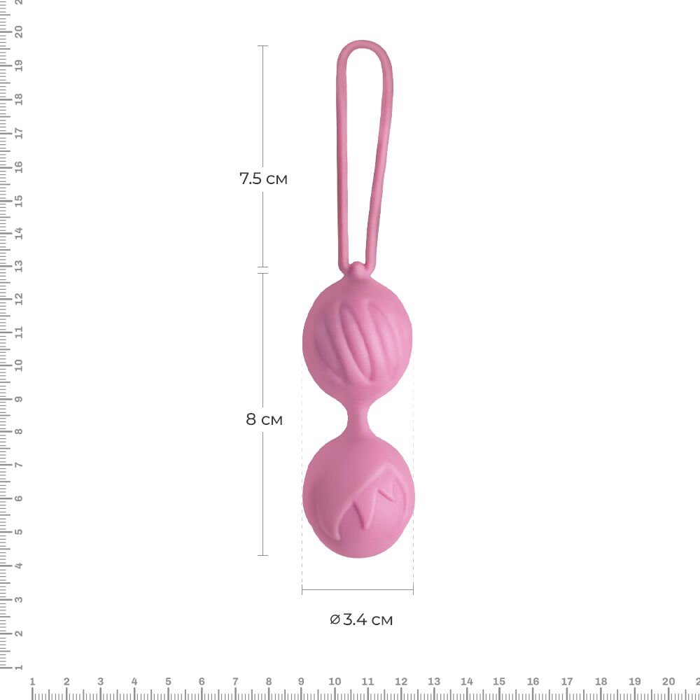 Вагінальні кульки adrien lastic geisha lastic balls mini pink (s), діаметр 3,4 см, маса 85 г Вагінальні кульки adrien lastic geisha lastic balls mini pink (s), діаметр 3,4 см, маса 85 г