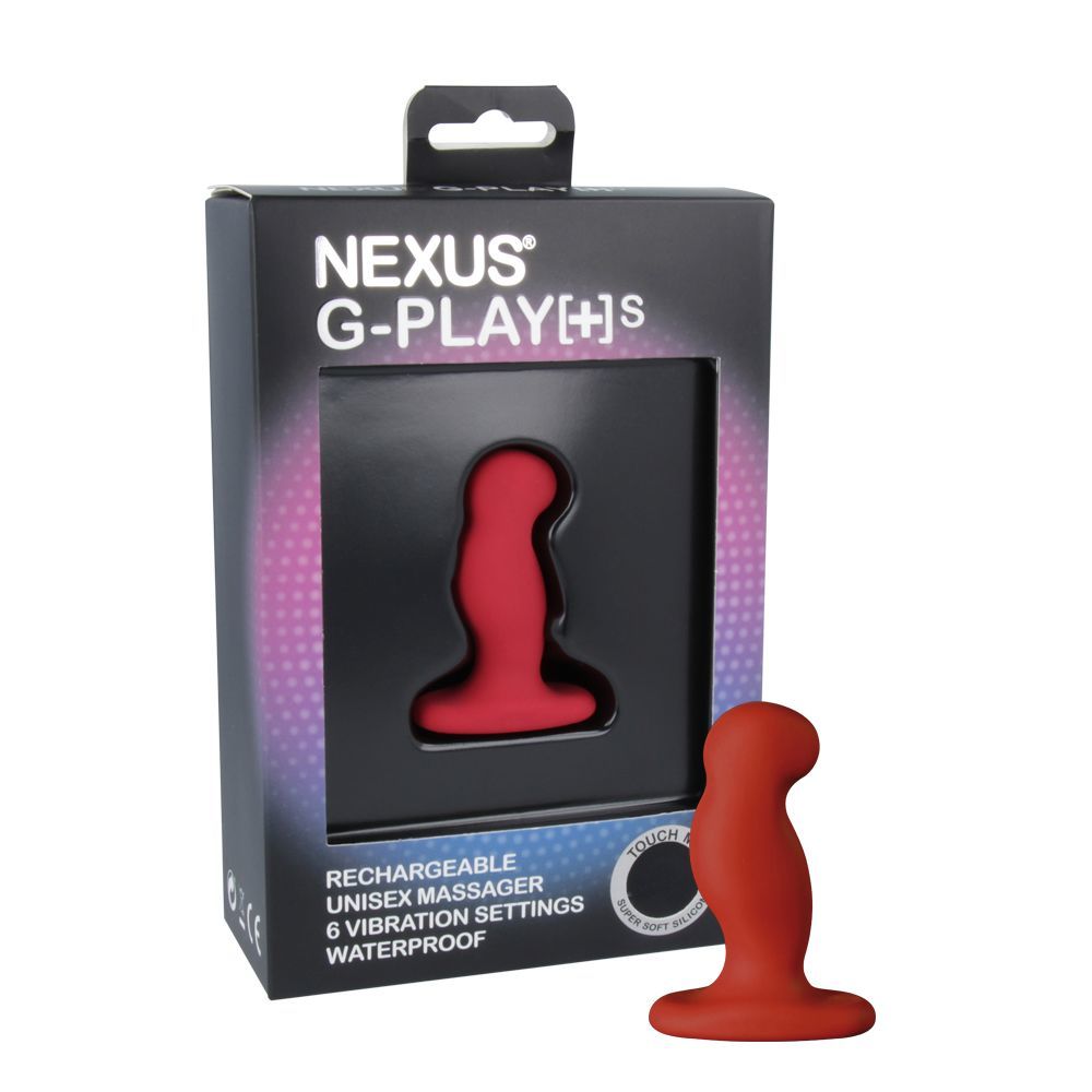 Вібромасажер простати nexus g play plus s red, макс діаметр 2,3 см, перезаряджуваний Вібромасажер простати nexus g play plus s red, макс діаметр 2,3 см, перезаряджуваний