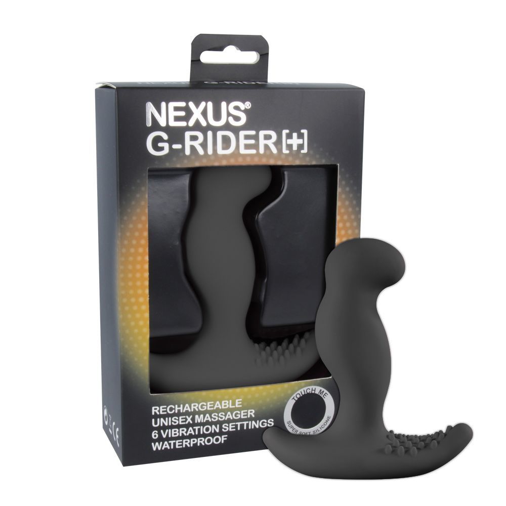 Масажер простати з вібрацією nexus g rider plus black, макс діаметр 3,8см Масажер простати з вібрацією nexus g rider plus black, макс діаметр 3,8см