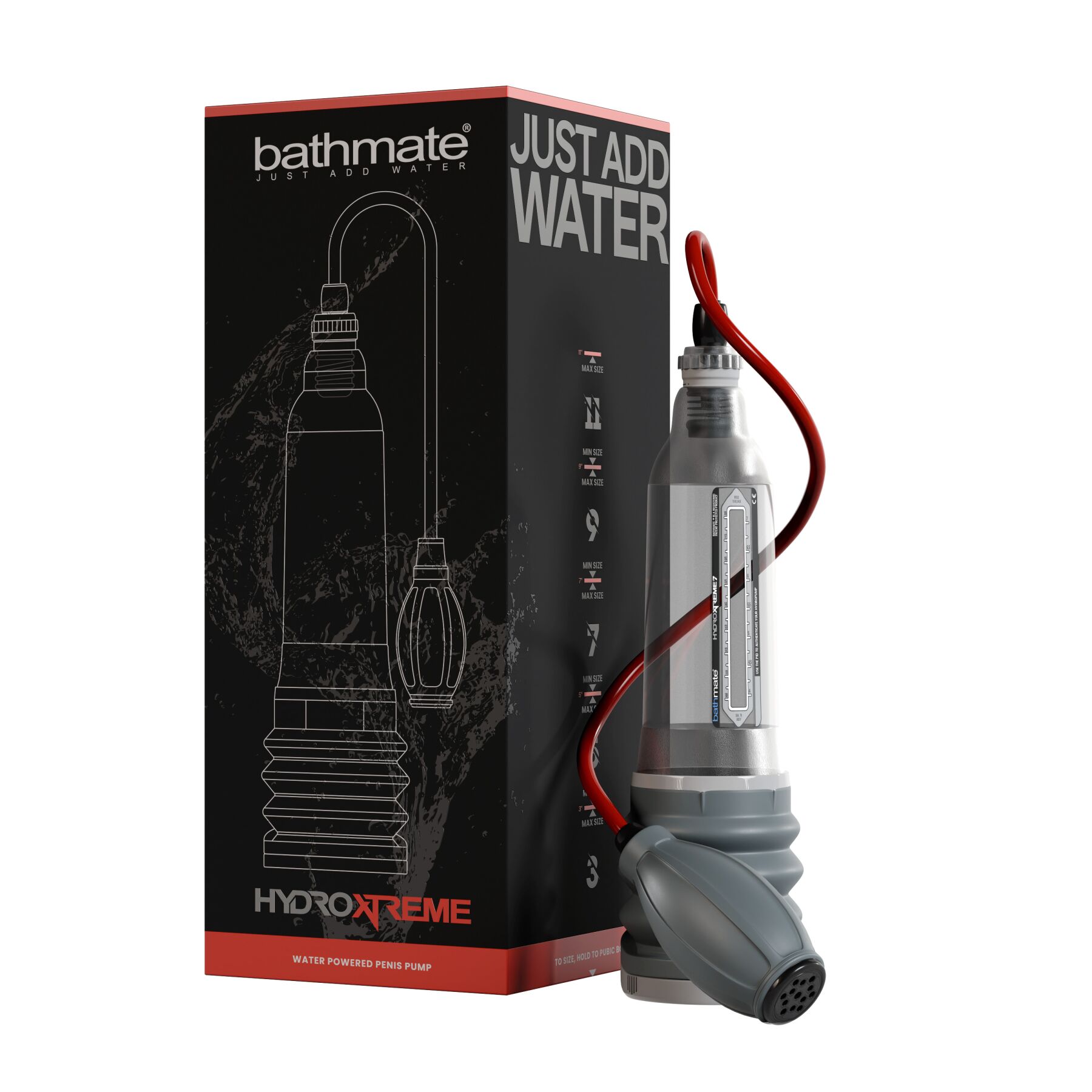 Гідропомпа bathmate hydroxtreme 7, для члена довжиною від 12,5 до 18 см, діаметр до 5,2 см Гідропомпа bathmate hydroxtreme 7, для члена довжиною від 12,5 до 18 см, діаметр до 5,2 см