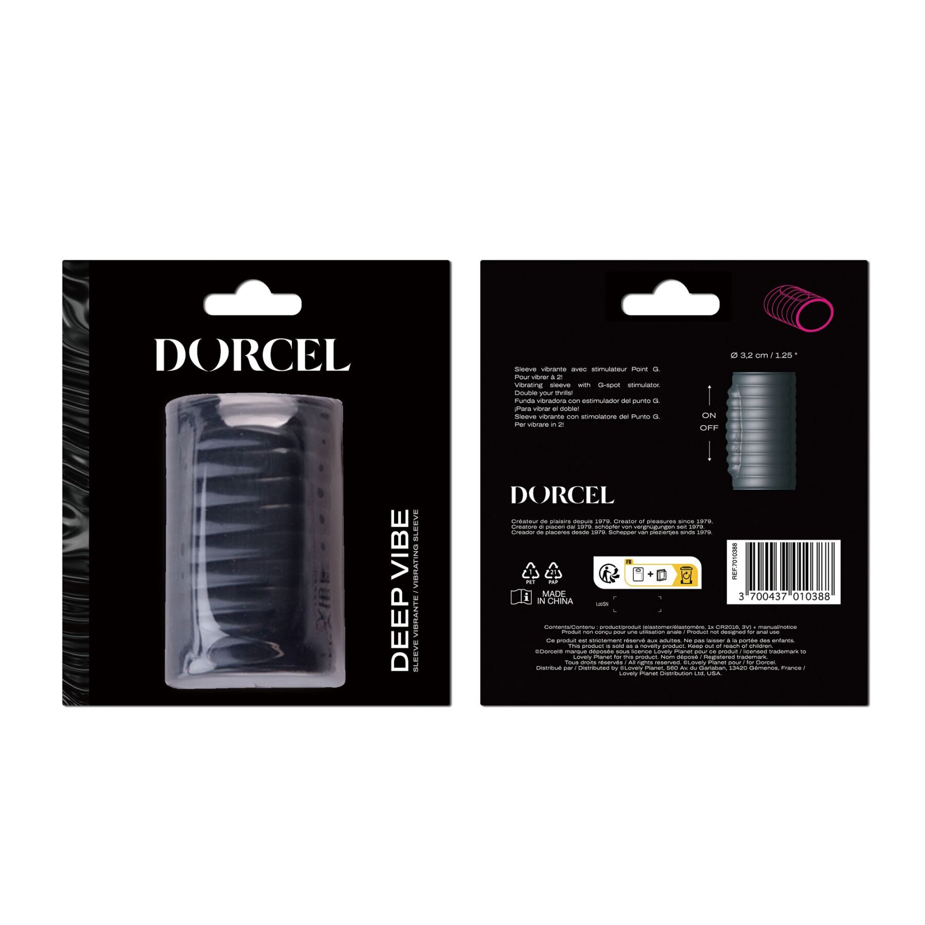 Вібронасадка dorcel deepvibe для стимуляції точки g Вібронасадка dorcel deepvibe для стимуляції точки g