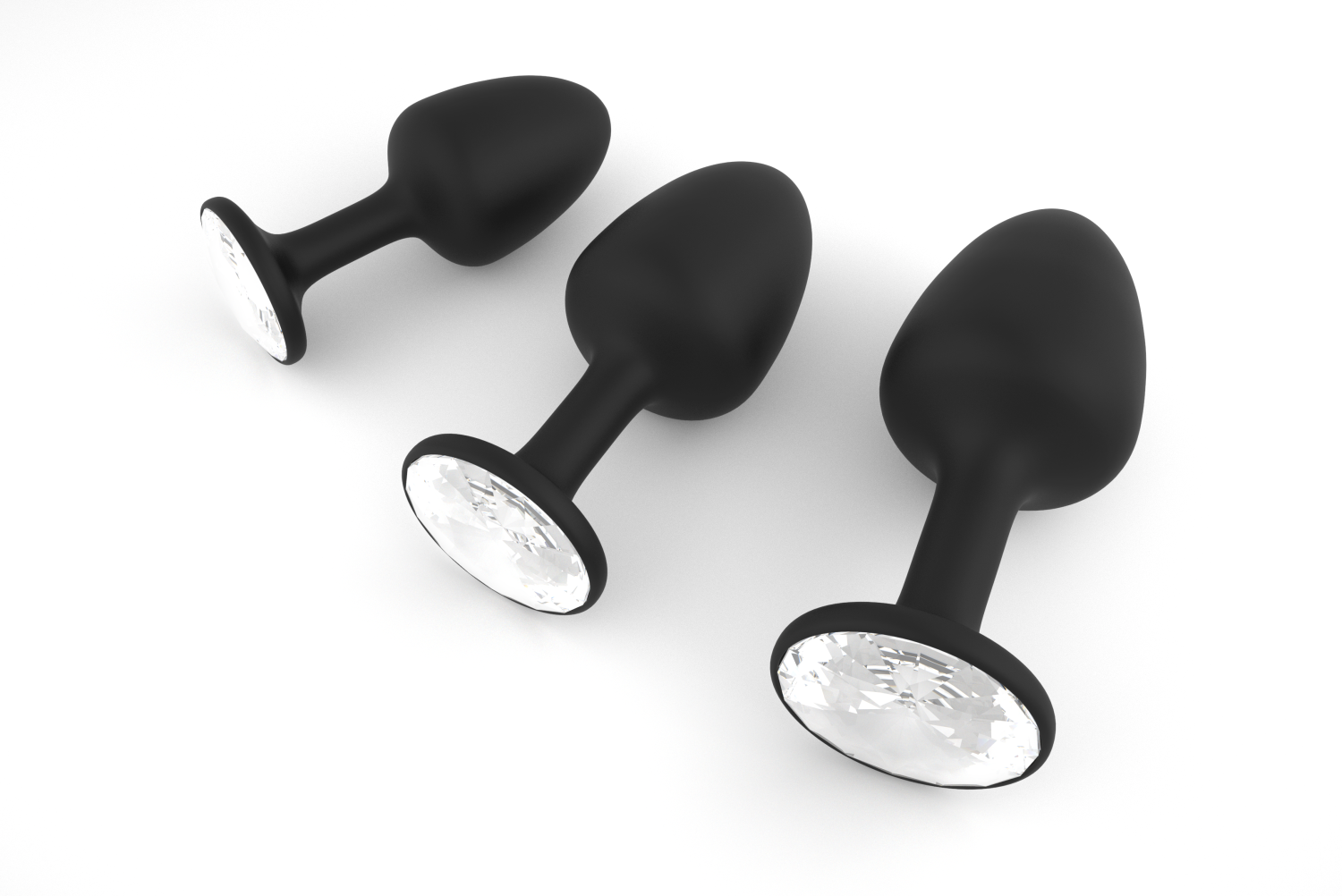 Анальна пробка dorcel geisha plug diamond m з кулькою всередині, створює вібрації, макс. діам. 3,2см Анальна пробка dorcel geisha plug diamond m з кулькою всередині, створює вібрації, макс. діам. 3,2см