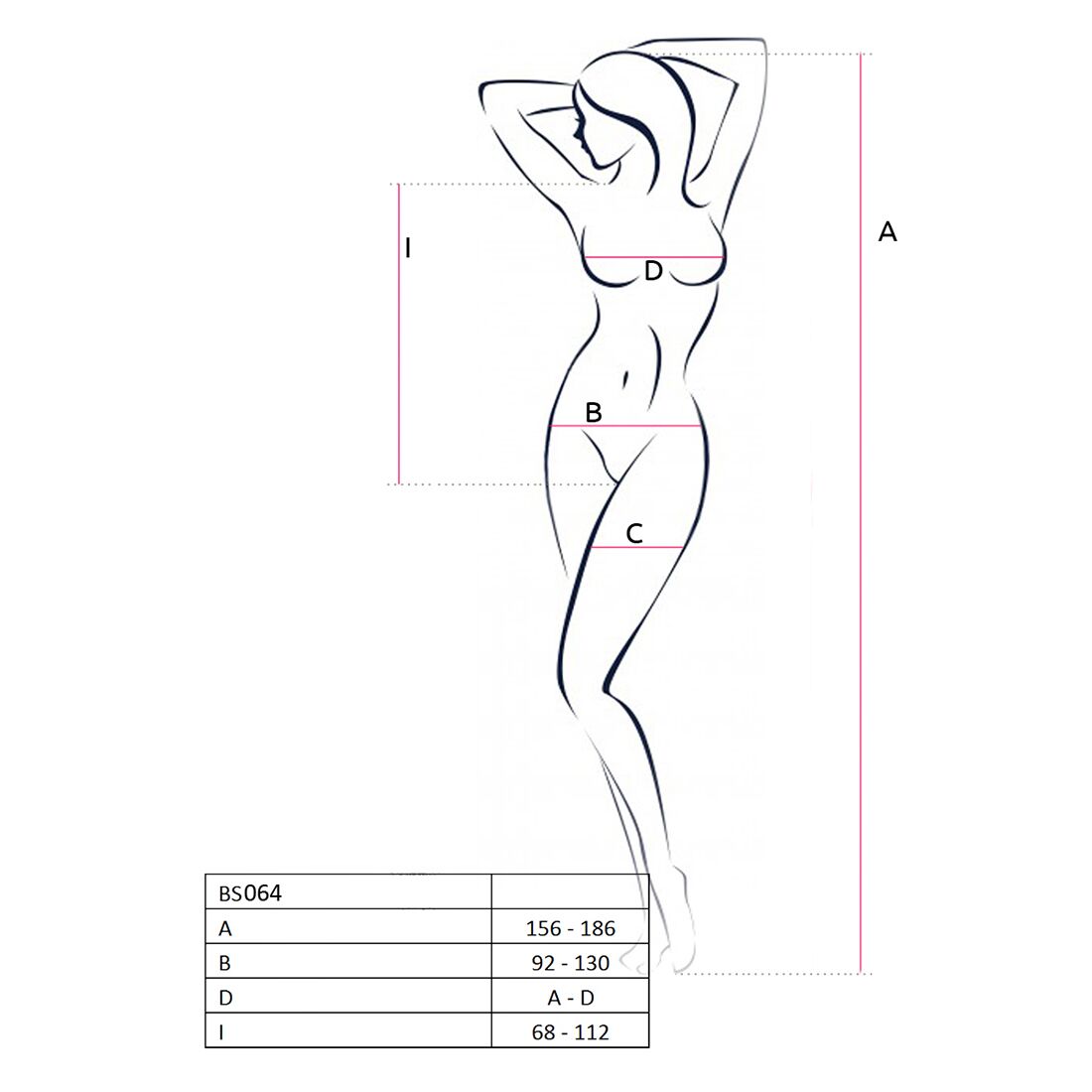 Бодістокінг passion bs064 one size, white, боді, закрите плече, відкритий доступ Бодістокінг passion bs064 one size, white, боді, закрите плече, відкритий доступ