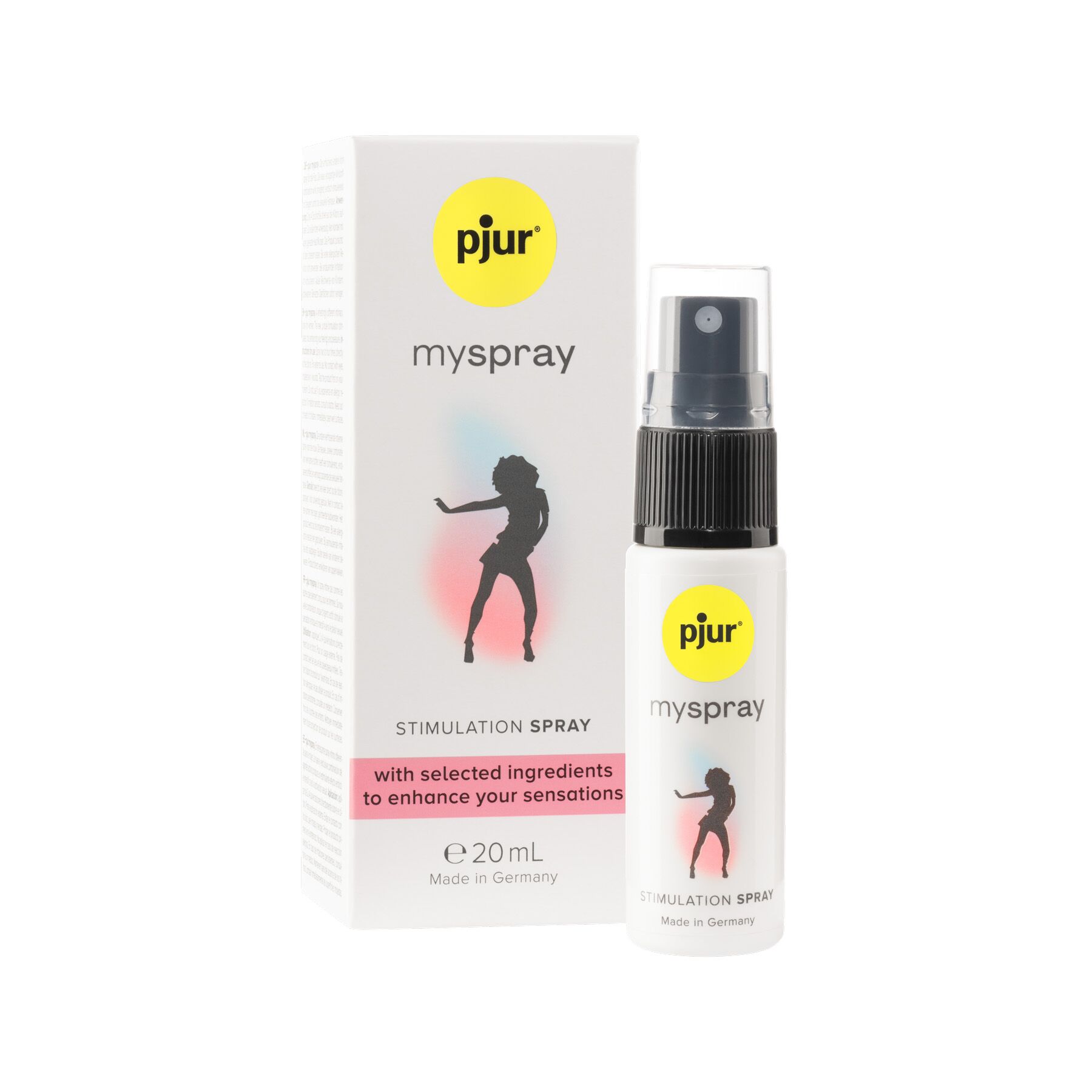 Збуджувальний спрей для жінок pjur myspray 20 мл, з екстрактом алое, ефект поколювання Збуджувальний спрей для жінок pjur myspray 20 мл, з екстрактом алое, ефект поколювання