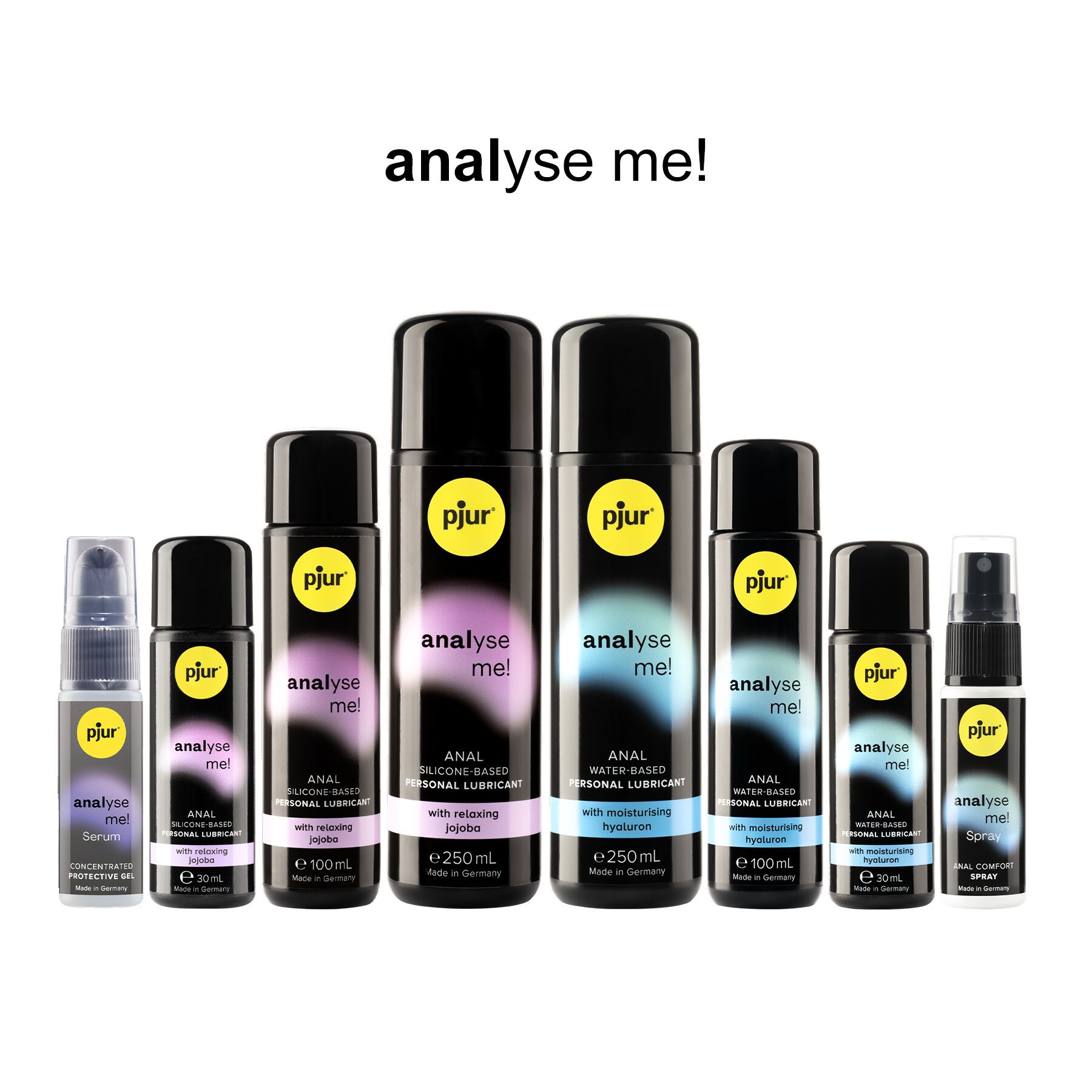 Анальний лубрикант pjur analyse me! moisturising 250 мл, на водній основі, з гіалуроном Анальний лубрикант pjur analyse me! moisturising 250 мл, на водній основі, з гіалуроном
