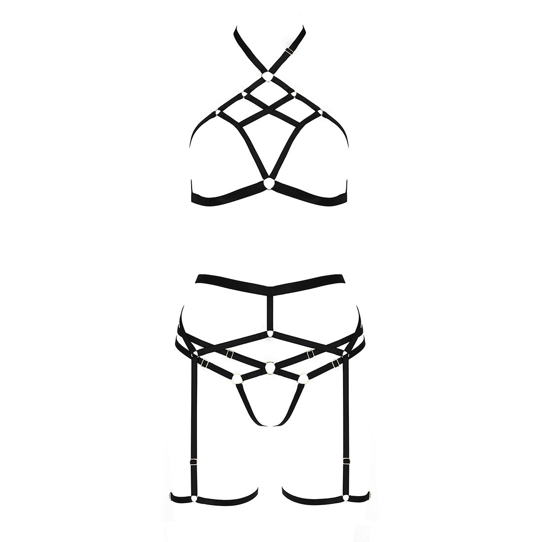 Комплект білизни passion exclusive morgan set openbra s/m, black, стрепи, трусики, ліф, пояс Комплект білизни passion exclusive morgan set openbra s/m, black, стрепи, трусики, ліф, пояс