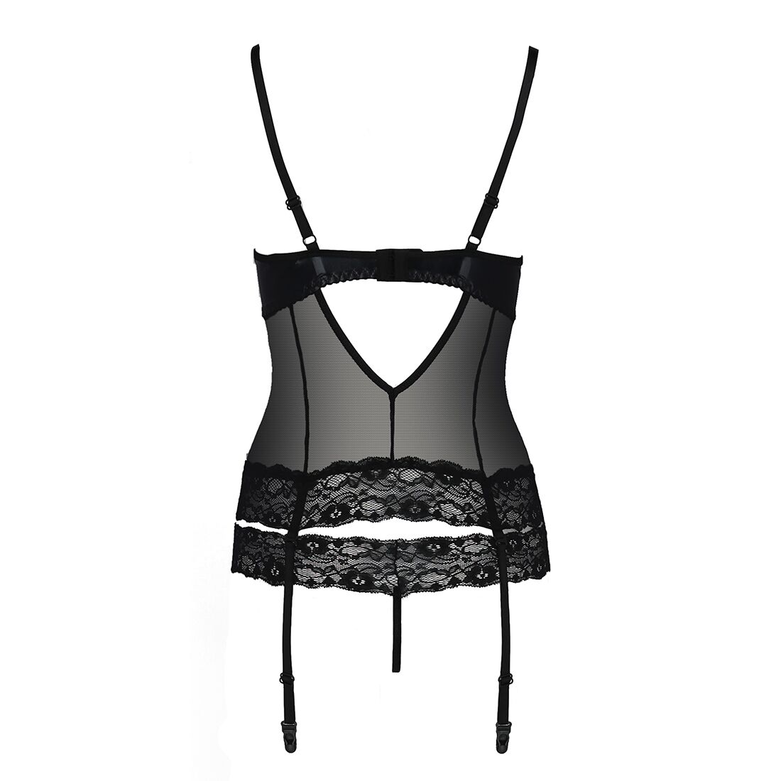 Корсет з відкритими грудьми passion exclusive north corset xxl/xxxl, black, пажі, трусики, шнурівка Корсет з відкритими грудьми passion exclusive north corset xxl/xxxl, black, пажі, трусики, шнурівка