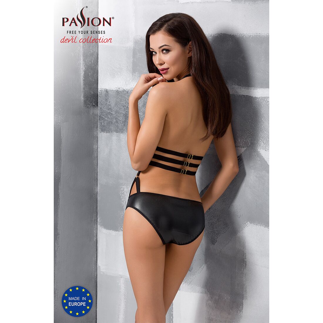 Боді монокіні під латекс passion exclusive lamis body l/xl, black Боді монокіні під латекс passion exclusive lamis body l/xl, black