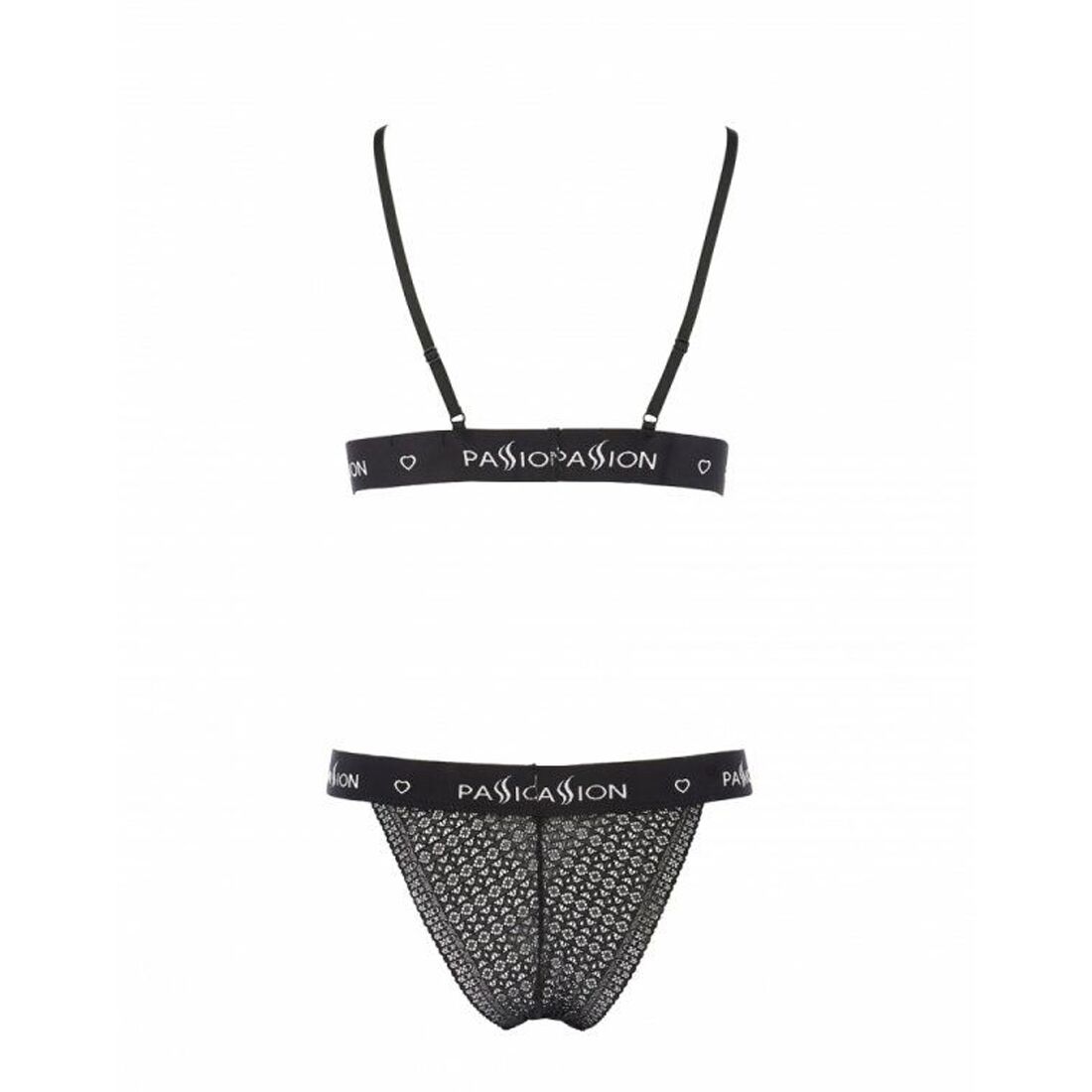 Комплект білизни passion exclusive glamiss set xxl/xxxl, black Комплект білизни passion exclusive glamiss set xxl/xxxl, black
