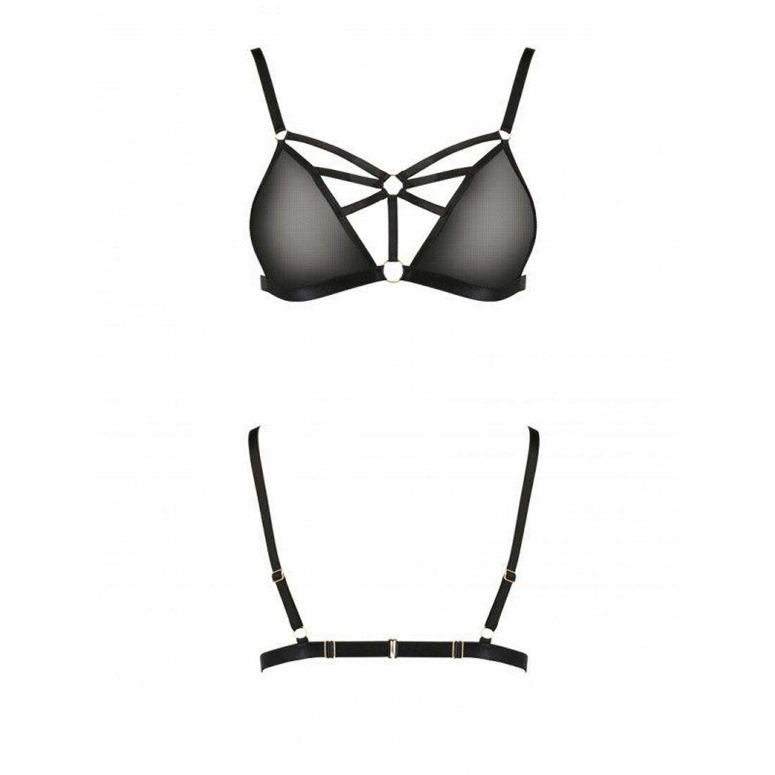Бюстгальтер стрепи passion exclusive meggy bra s/m, black Бюстгальтер стрепи passion exclusive meggy bra s/m, black