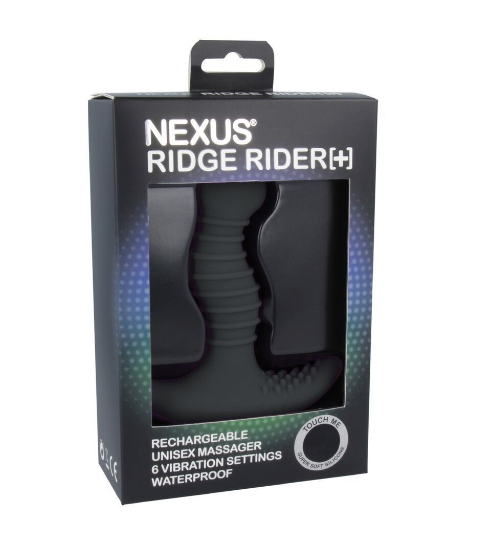 Масажер простати з вібрацією nexus ridge rider plus black Масажер простати з вібрацією nexus ridge rider plus black