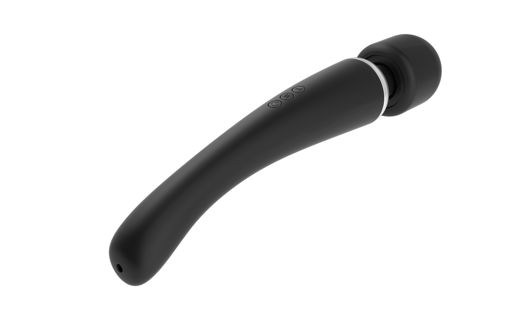 Потужний вібромасажер dorcel megawand black перезаряджуваний, 160 режимів Потужний вібромасажер dorcel megawand black перезаряджуваний, 160 режимів