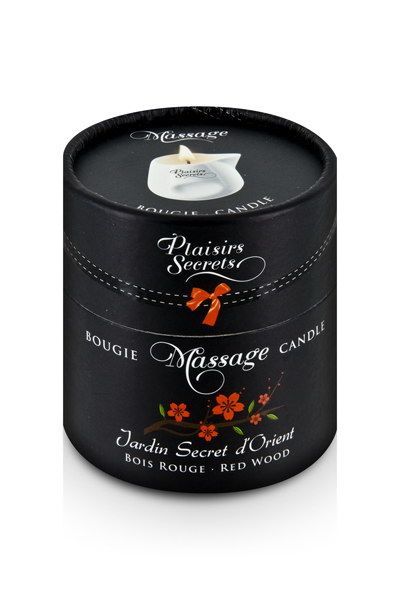 Масажна свічка plaisirs secrets red wood (80 мл) подарункове паковання, керамічний посуд Масажна свічка plaisirs secrets red wood (80 мл) подарункове паковання, керамічний посуд