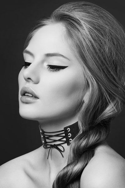 Чокер зі шнурівкою bijoux pour toi lacet, екошкіра Чокер зі шнурівкою bijoux pour toi lacet, екошкіра
