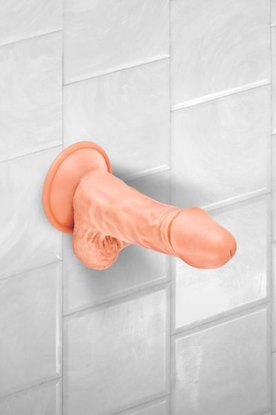 Фалоімітатор real body — real mike flesh, tpe, діаметр 3,8 см Фалоімітатор real body — real mike flesh, tpe, діаметр 3,8 см