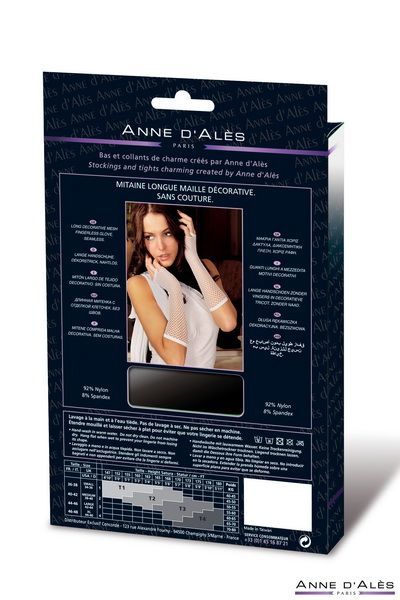 Мітенки сітка anne de ales white Мітенки сітка anne de ales white