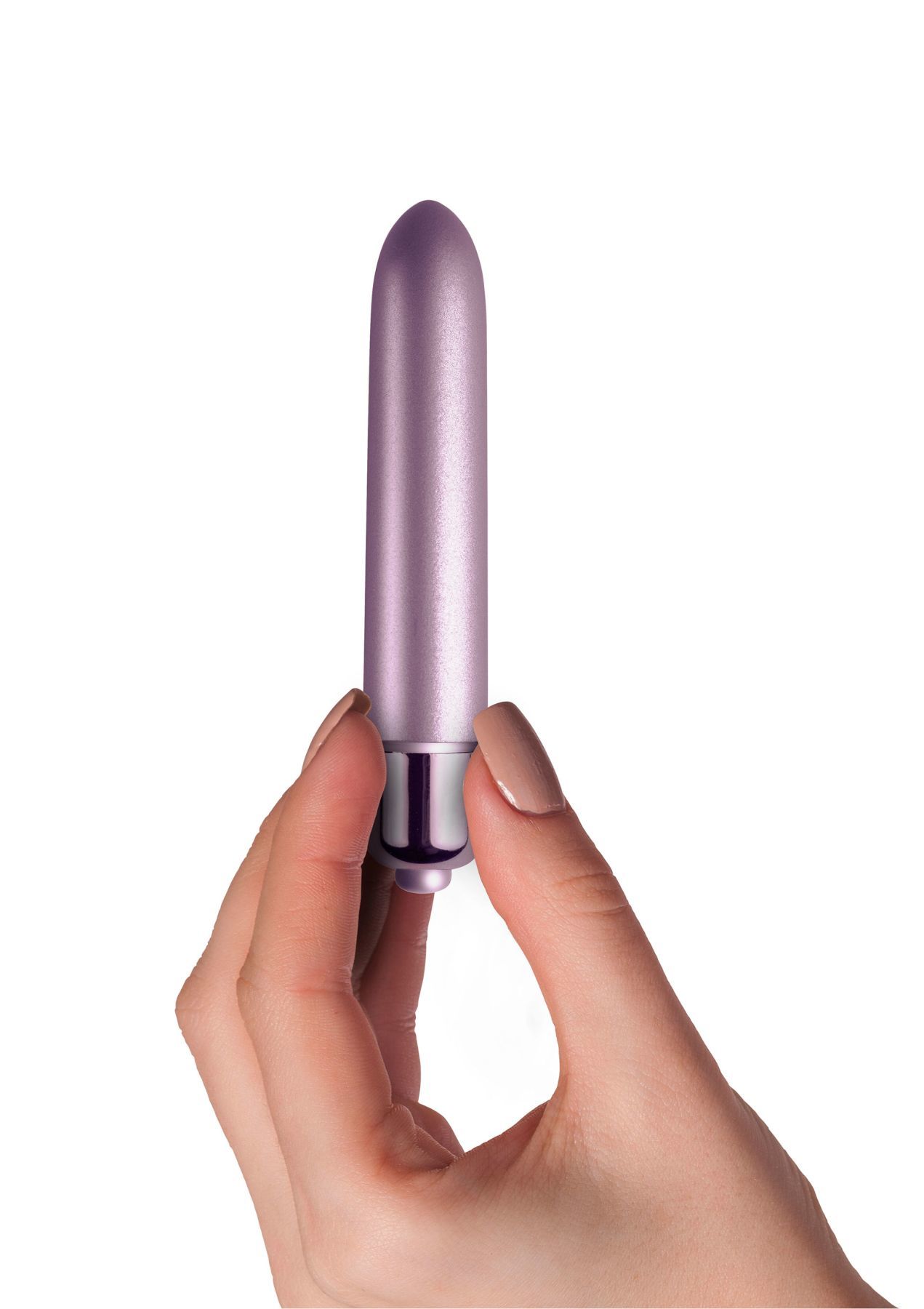 Віброкуля rocks off ro 90mm touch of velvet soft lilac матова Віброкуля rocks off ro 90mm touch of velvet soft lilac матова