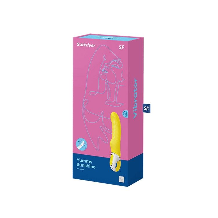 Потужний вібратор satisfyer vibes yummy sunshine з гнучким стовбуром і стимул. рельєфом, 12 режимів Потужний вібратор satisfyer vibes yummy sunshine з гнучким стовбуром і стимул. рельєфом, 12 режимів