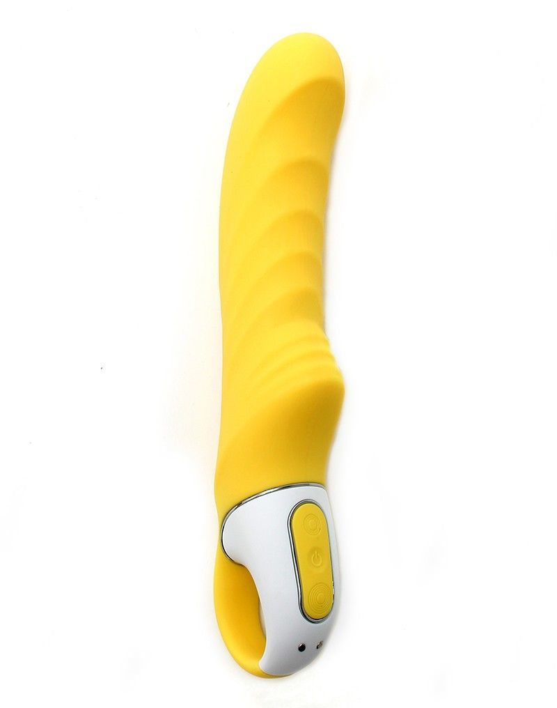 Потужний вібратор satisfyer vibes yummy sunshine з гнучким стовбуром і стимул. рельєфом, 12 режимів Потужний вібратор satisfyer vibes yummy sunshine з гнучким стовбуром і стимул. рельєфом, 12 режимів