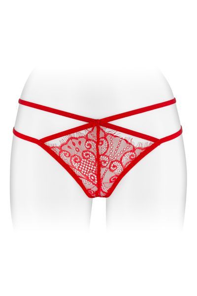 Трусики стрінги fashion secret mylene red з подвійною лінією стегна Трусики стрінги fashion secret mylene red з подвійною лінією стегна