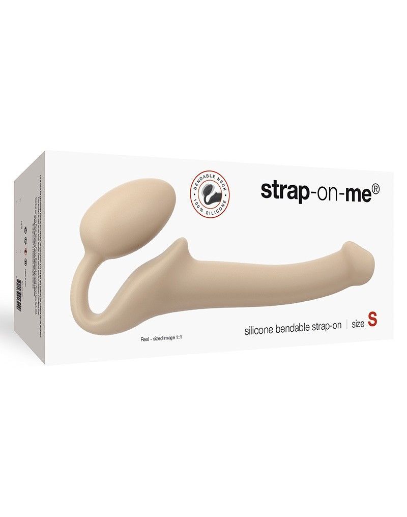 Безремінний страпон strap on me flesh s, повністю регульований, діаметр 2,7см Безремінний страпон strap on me flesh s, повністю регульований, діаметр 2,7см