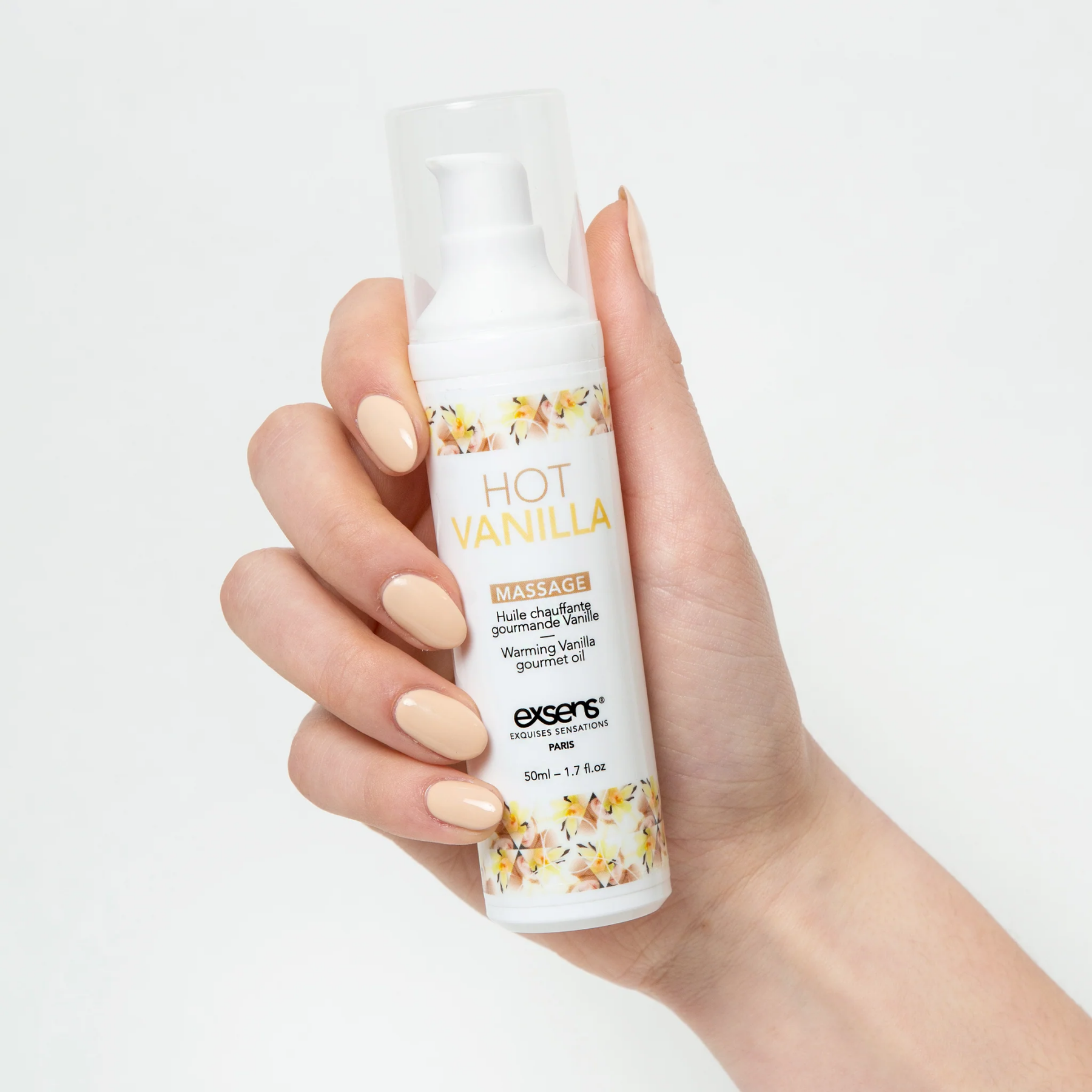 Масажна олія exsens hot vanilla 50мл розігріває, без цукру, без парабенів, їстівна Масажна олія exsens hot vanilla 50мл розігріває, без цукру, без парабенів, їстівна