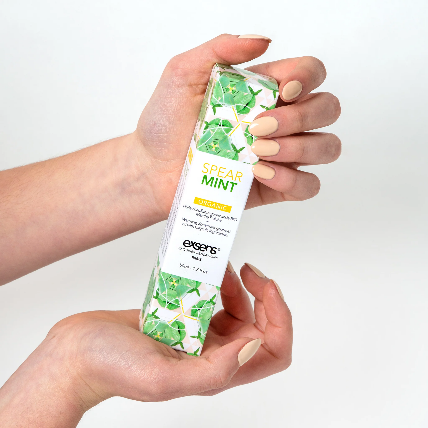 Масажна олія exsens organic spear mint 50мл розігрівальна, без цукру, без парабенів, їстівна Масажна олія exsens organic spear mint 50мл розігрівальна, без цукру, без парабенів, їстівна