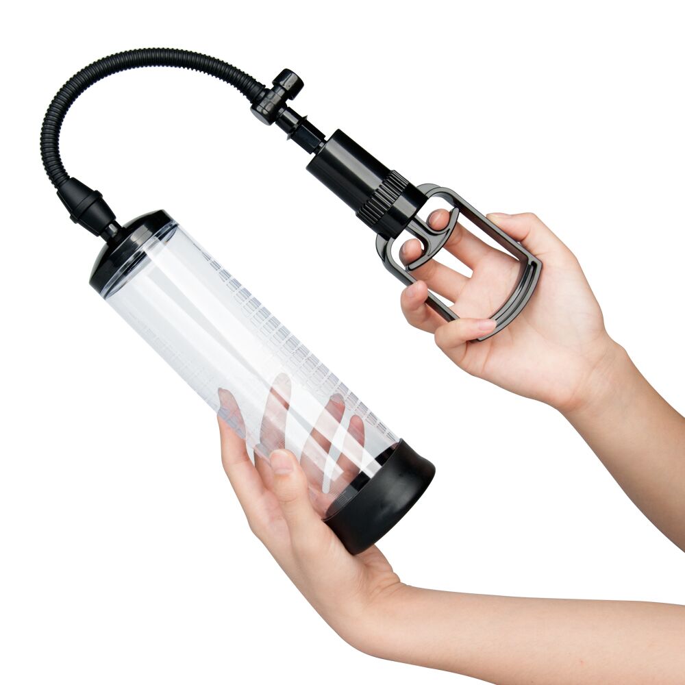 Вакуумна помпа з ручним насосом men powerup black Вакуумна помпа з ручним насосом men powerup black