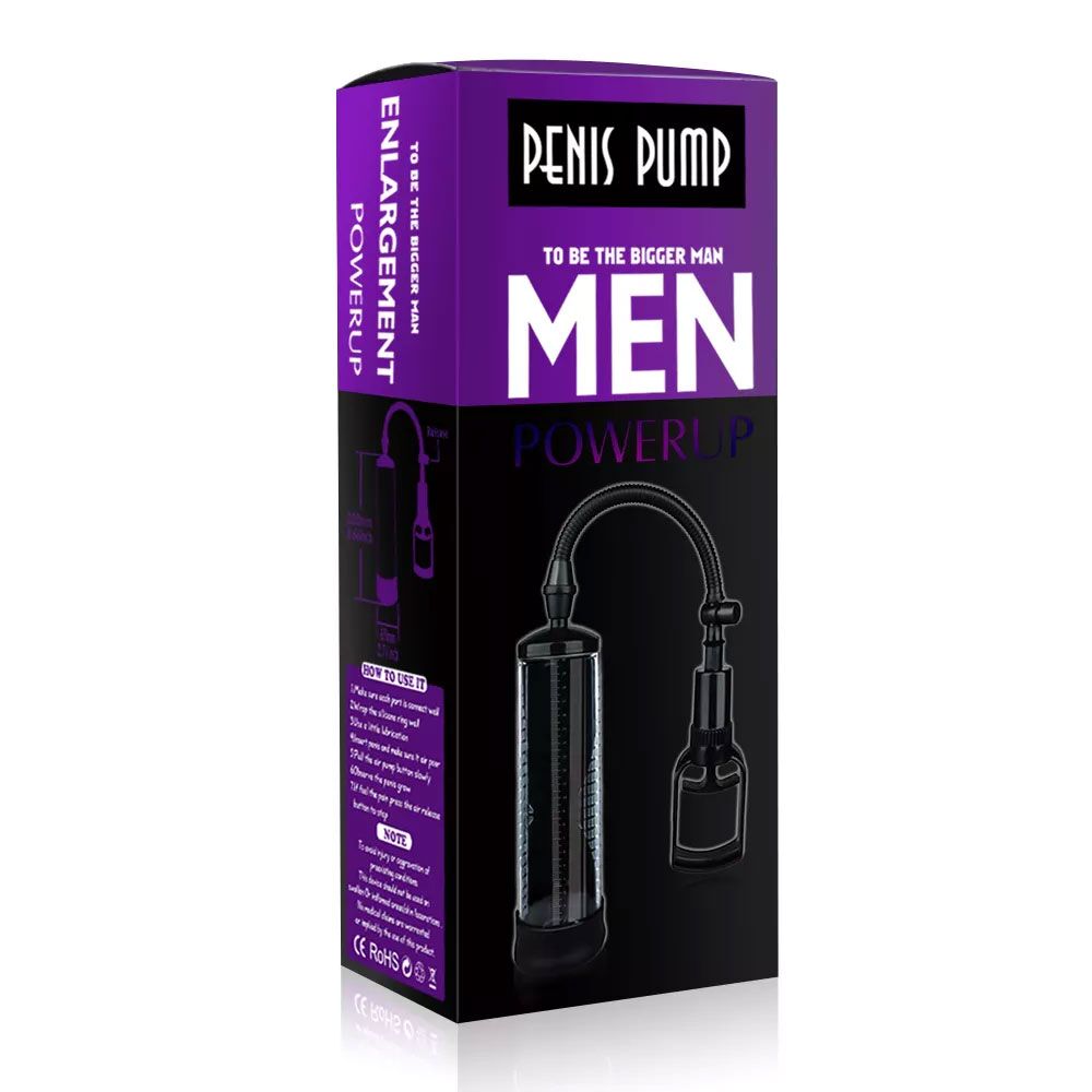 Вакуумна помпа з ручним насосом men powerup blue