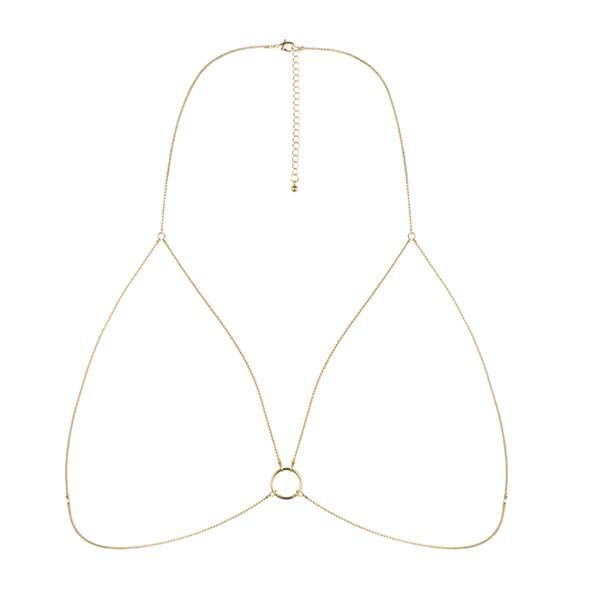 Ланцюжок портупея bijoux indiscrets magnifique bra chain gold, прикраса на тіло Ланцюжок портупея bijoux indiscrets magnifique bra chain gold, прикраса на тіло