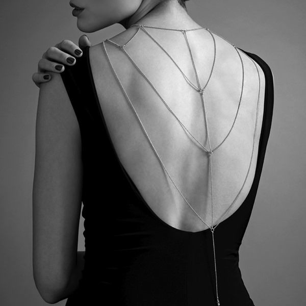 Ланцюжок для спини bijoux indiscrets magnifique back and cleavage chain gold, прикраса для тіла Ланцюжок для спини bijoux indiscrets magnifique back and cleavage chain gold, прикраса для тіла