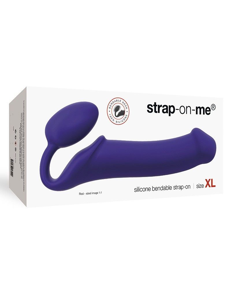 Безремінний страпон strap on me violet xl, повністю регульований, діаметр 4,5 см Безремінний страпон strap on me violet xl, повністю регульований, діаметр 4,5 см