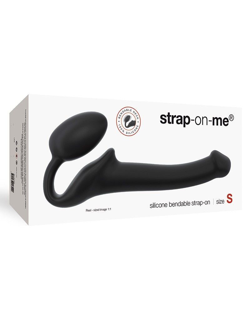 Безремінний страпон strap on me black s, повністю регульований, діаметр 2,7 см Безремінний страпон strap on me black s, повністю регульований, діаметр 2,7 см