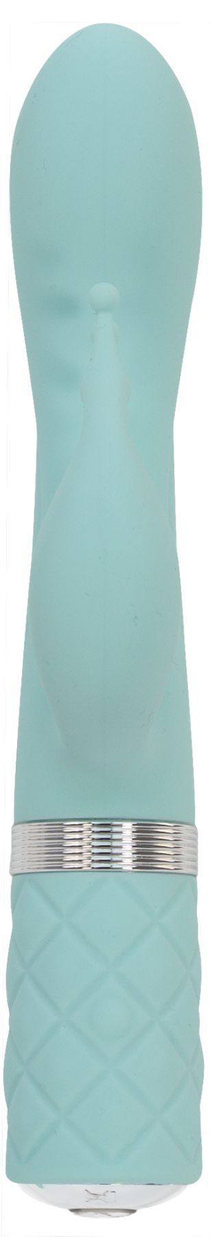 Розкішний вібратор кролик pillow talk kinky teal з кристалом Сваровські, потужний Розкішний вібратор кролик pillow talk kinky teal з кристалом Сваровські, потужний
