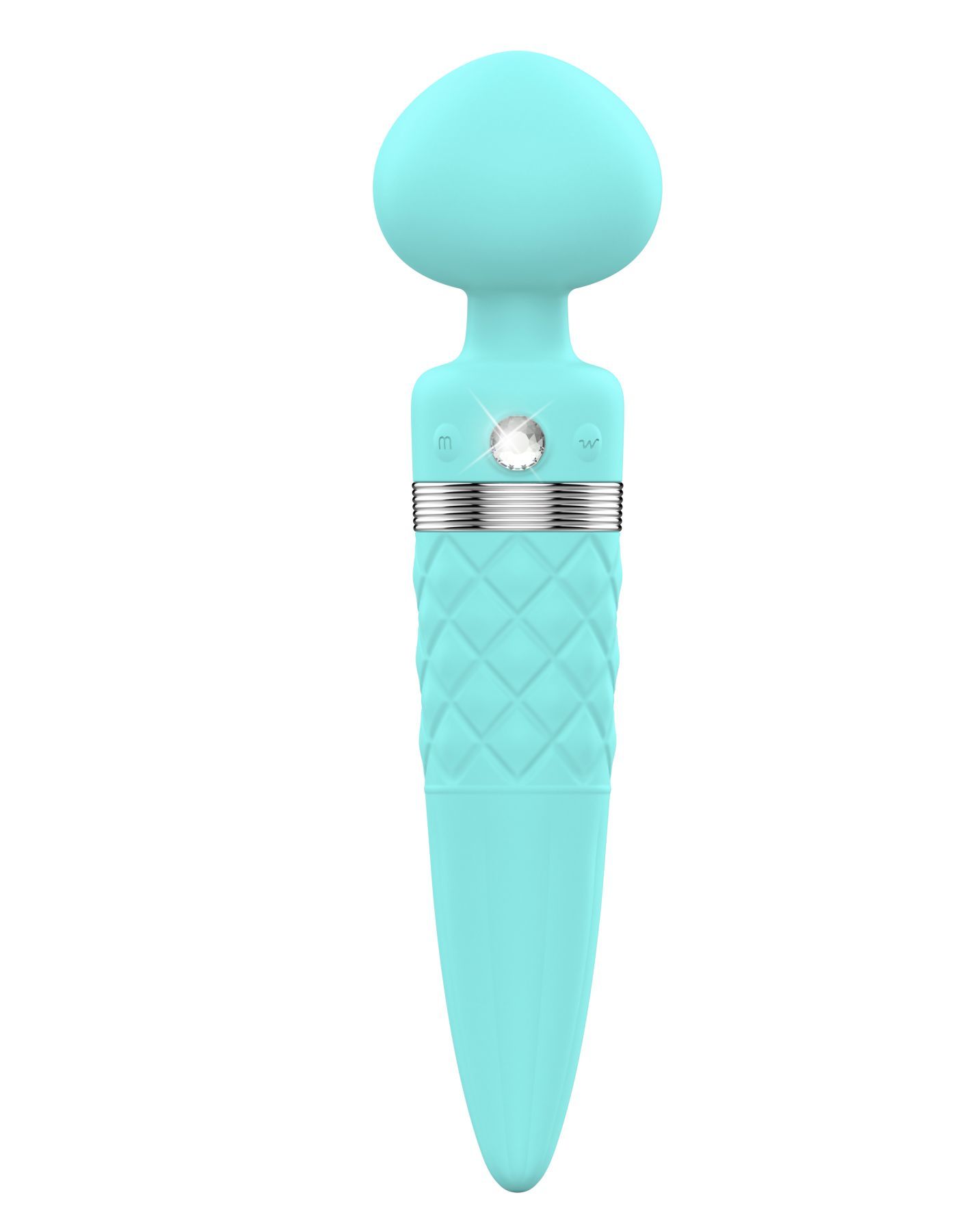 Вібромасажер 2в1 pillow talk sultry teal, класичний масажер і вібратор з ротацією, підігрів Вібромасажер 2в1 pillow talk sultry teal, класичний масажер і вібратор з ротацією, підігрів