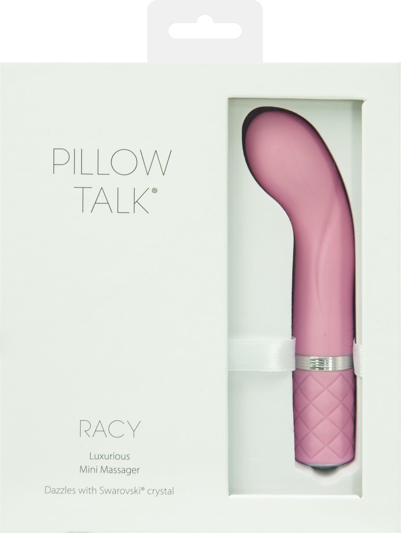 Розкішний вібратор pillow talk racy pink з кристалом swarovski для точки g, подарункове паковання Розкішний вібратор pillow talk racy pink з кристалом swarovski для точки g, подарункове паковання
