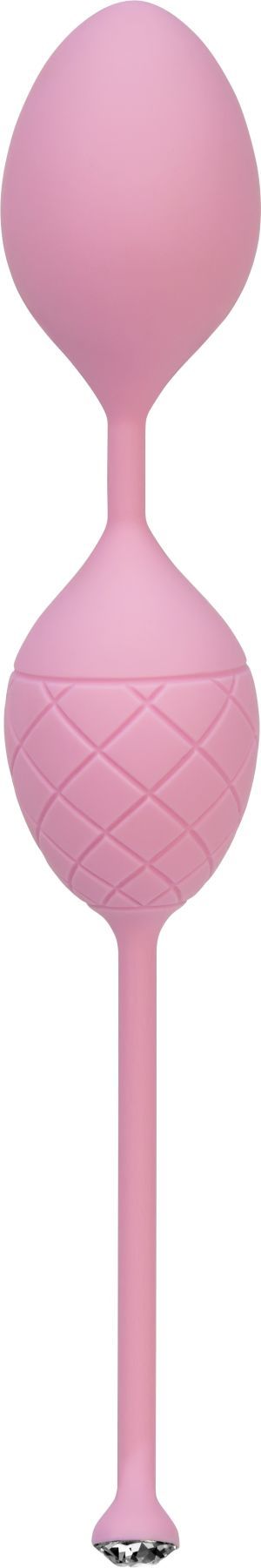 Розкішні вагінальні кульки pillow talk frisky pink з кристалом, діаметр 3,2 см, вага 49 75гр Розкішні вагінальні кульки pillow talk frisky pink з кристалом, діаметр 3,2 см, вага 49 75гр