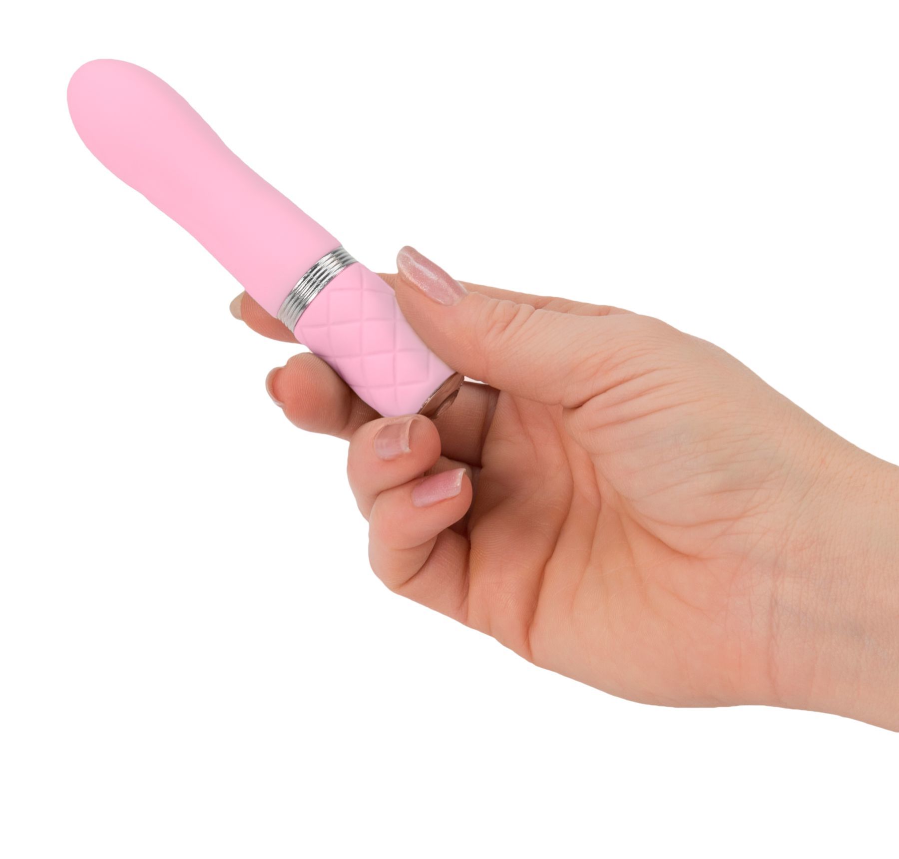 Розкішний вібратор pillow talk flirty pink з кристалом swarovski, гнучка головка Розкішний вібратор pillow talk flirty pink з кристалом swarovski, гнучка головка