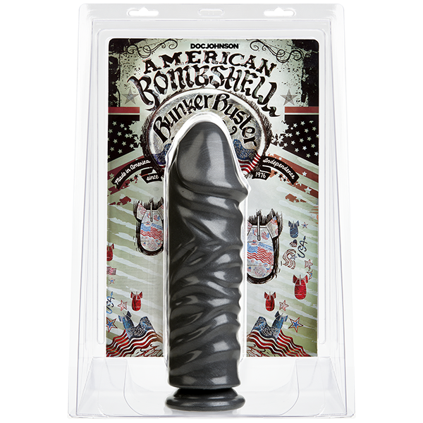 Фалоімітатор для фістингу doc johnson american bombshell bunker buster gun metal, діаметр 8,1 см Фалоімітатор для фістингу doc johnson american bombshell bunker buster gun metal, діаметр 8,1 см