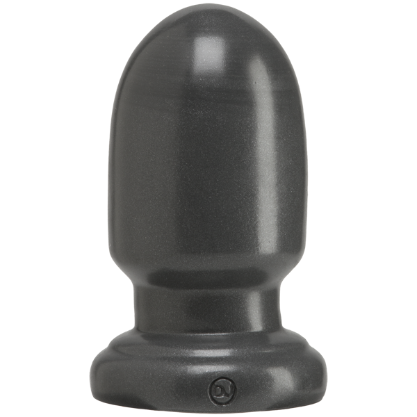 Анальна пробка для фістінгу doc johnson american bombshell shell shock s gun metal, діаметр 7,4 см