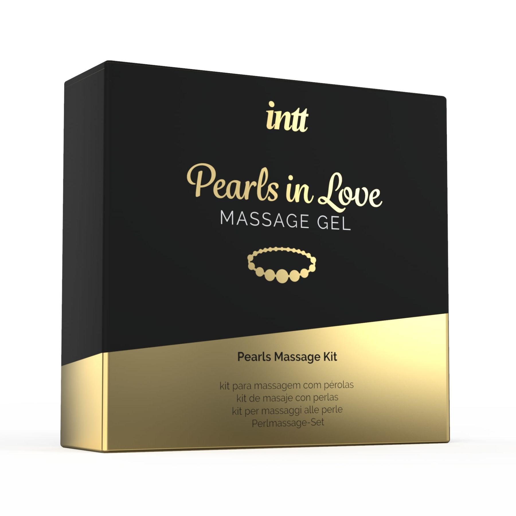 Набір для перлинного масажу intt pearls in love: намисто та силіконовий масажний гель Набір для перлинного масажу intt pearls in love: намисто та силіконовий масажний гель