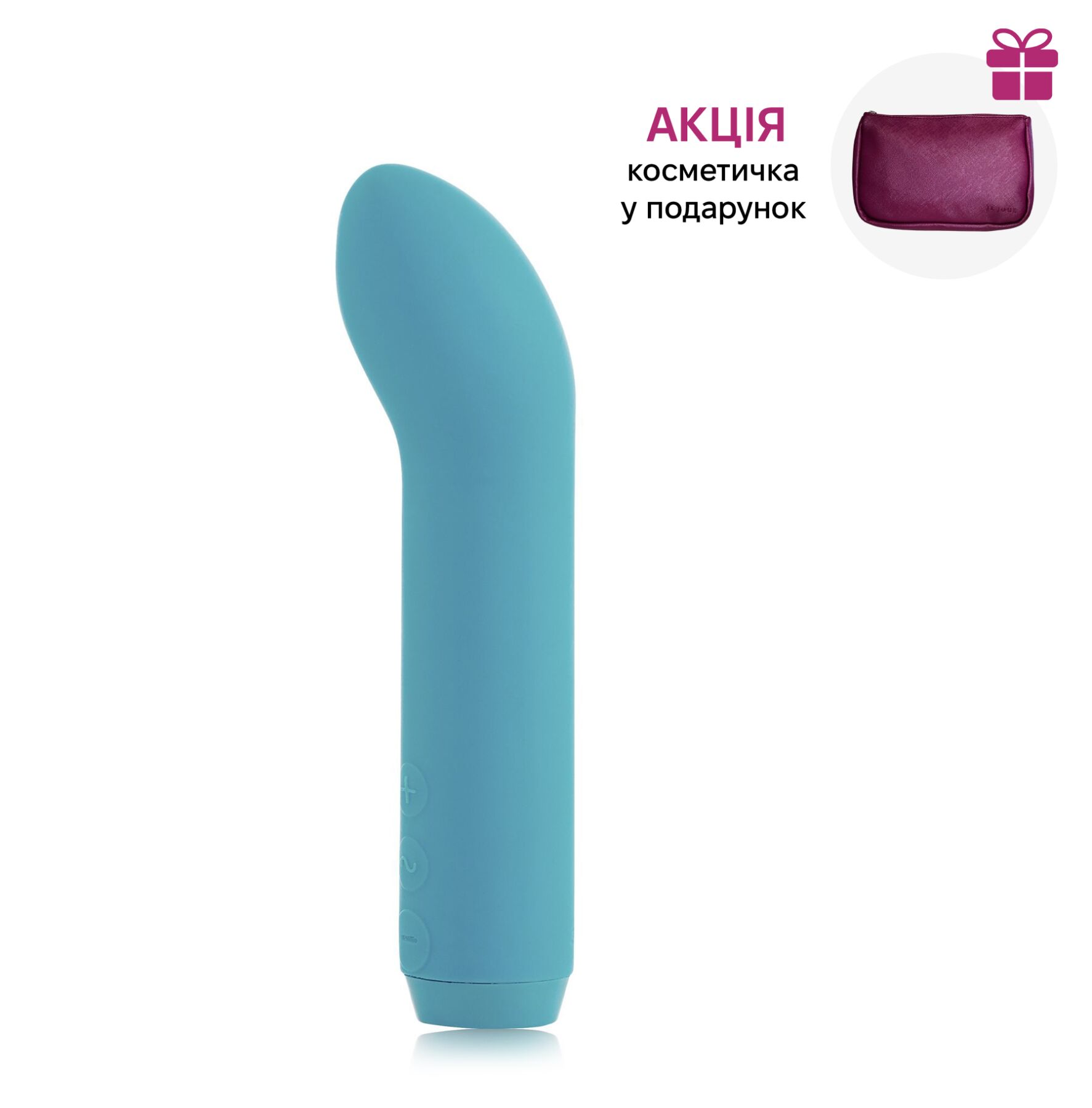 Преміум вібратор je joue g spot bullet vibrator teal з глибокою вібрацією + подарунок косметичка Преміум вібратор je joue g spot bullet vibrator teal з глибокою вібрацією + подарунок косметичка