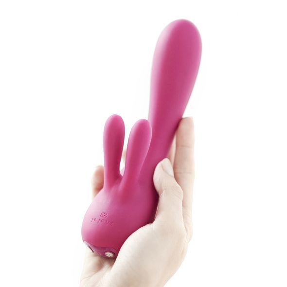 Вібратор кролик je joue fifi fuchsia з трьома моторами, глибока вібрація Вібратор кролик je joue fifi fuchsia з трьома моторами, глибока вібрація