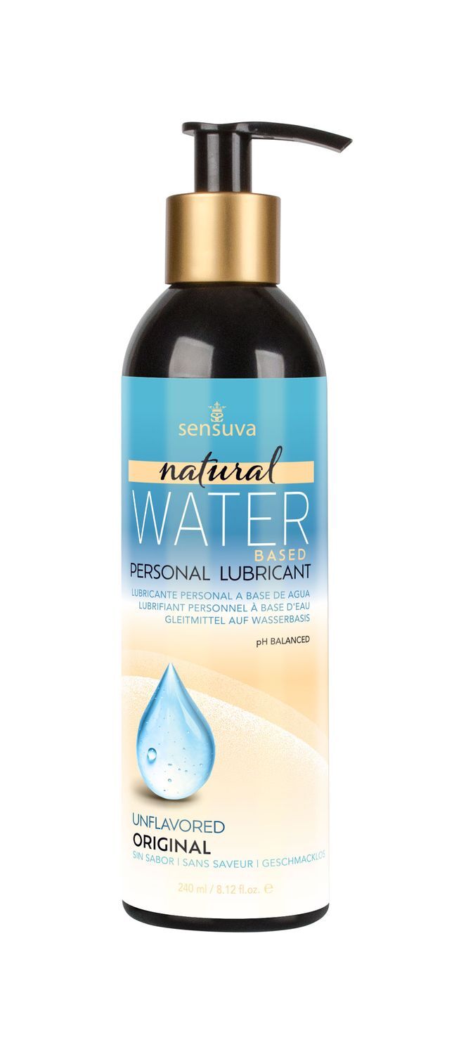 Лубрикант на водній основі sensuva natural water based (240 мл), без гліцерину та парабенів Лубрикант на водній основі sensuva natural water based (240 мл), без гліцерину та парабенів