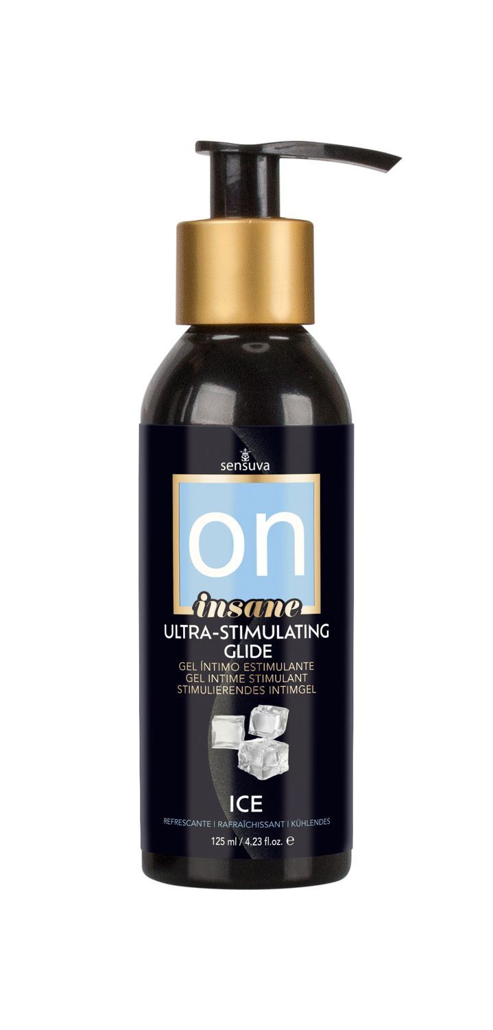 Збуджувальна змазка на гібридній основі sensuva ultra stimulating on insane ice (125 мл) Збуджувальна змазка на гібридній основі sensuva ultra stimulating on insane ice (125 мл)