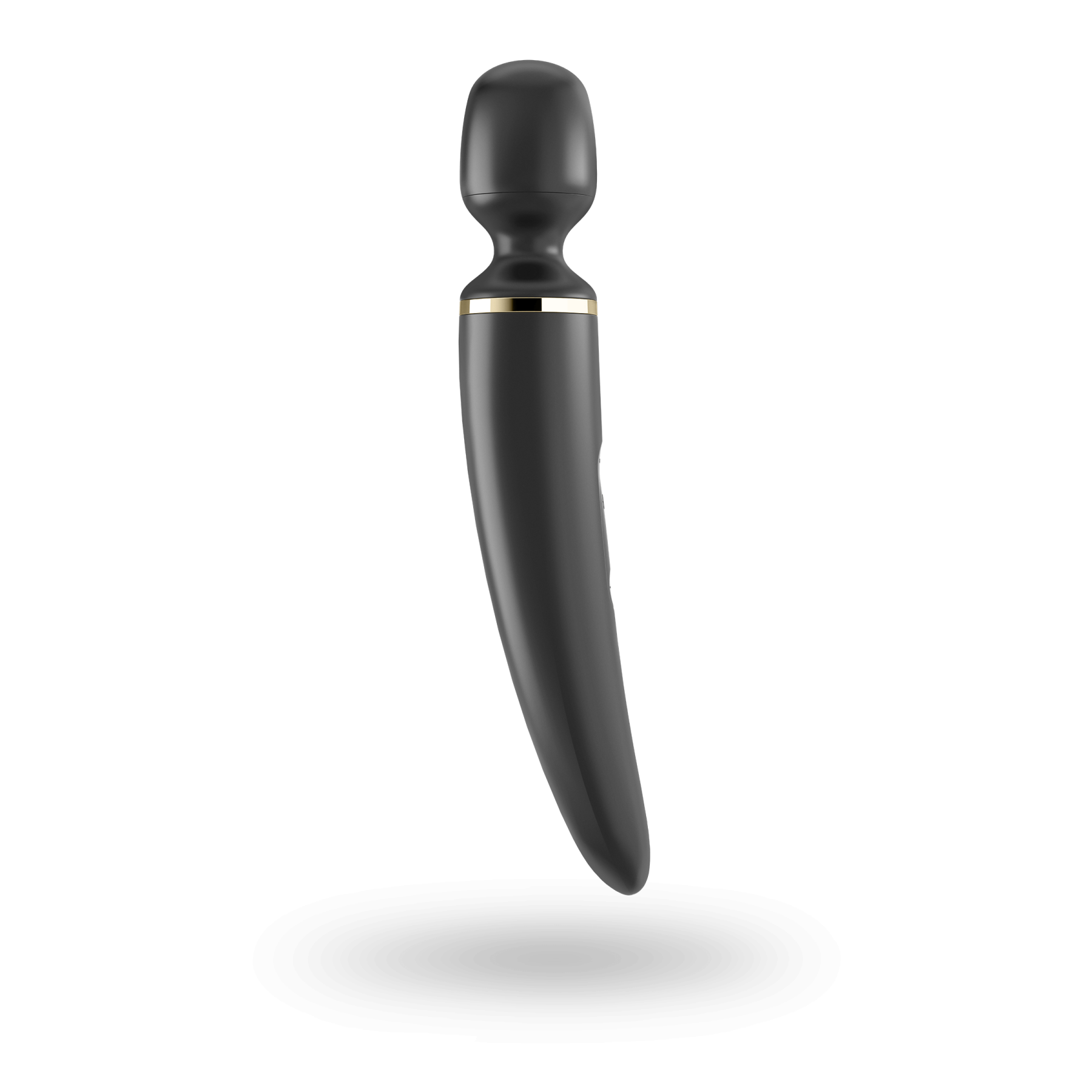 Вібромасажер satisfyer wand er woman (black/gold), водонепроникний, потужний, розмір xxl Вібромасажер satisfyer wand er woman (black/gold), водонепроникний, потужний, розмір xxl
